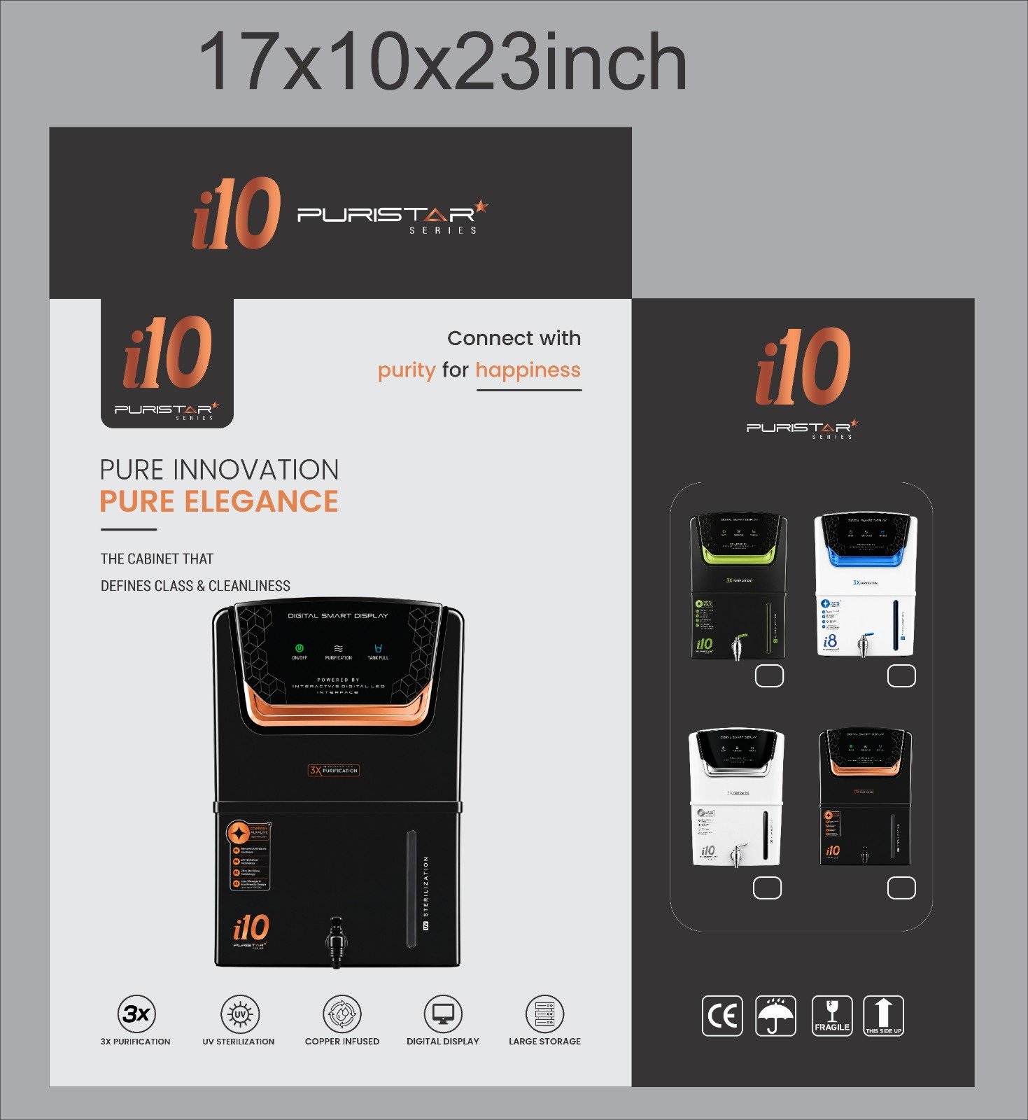 i10 Puristar RO Purifier Product Poster
